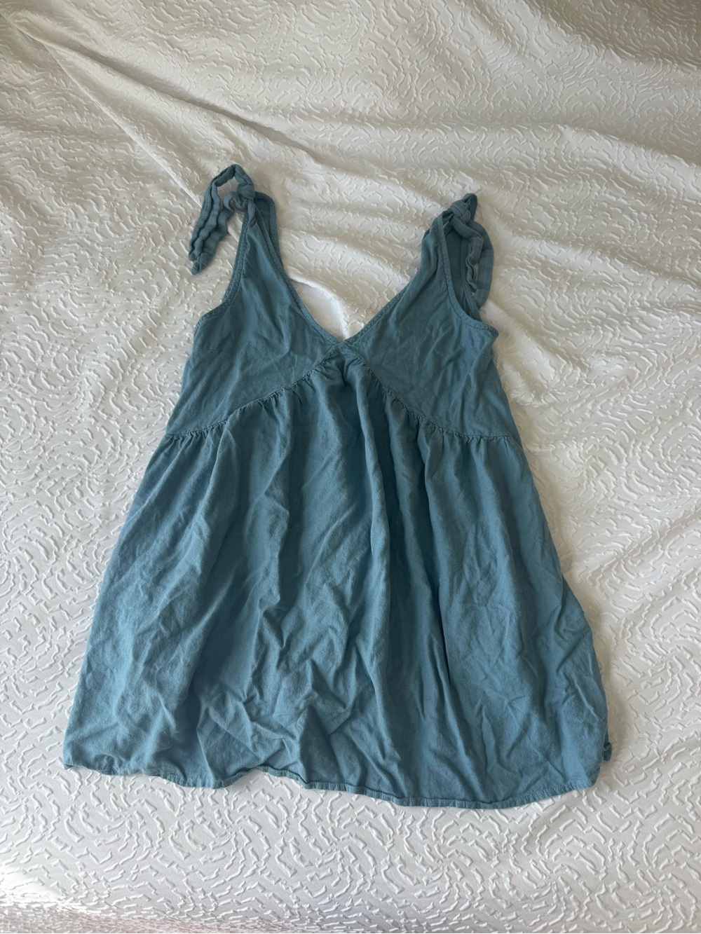 Urban Outfitters Light Blue Tie-Strap Dress